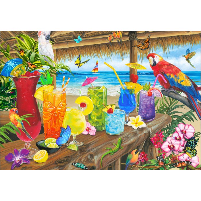 Puzzle Tropical Colors