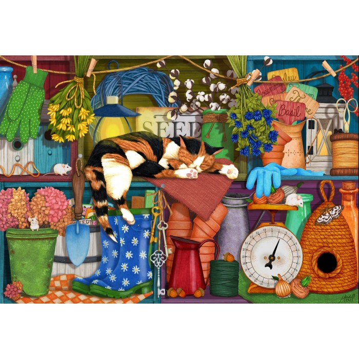 Puzzle Prijatelji iz vrtne kućice