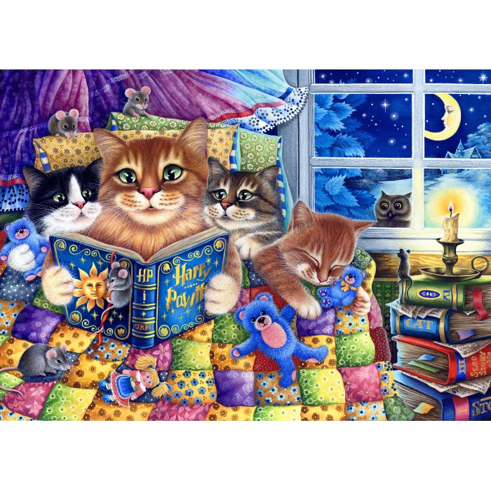 Puzzle Priče za laku noć za mačiće