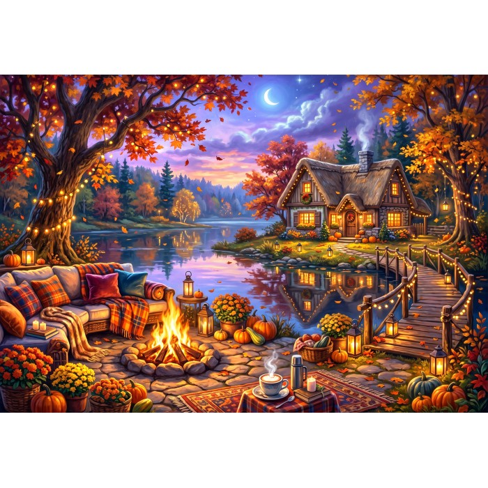 Puzzle Pored kamina