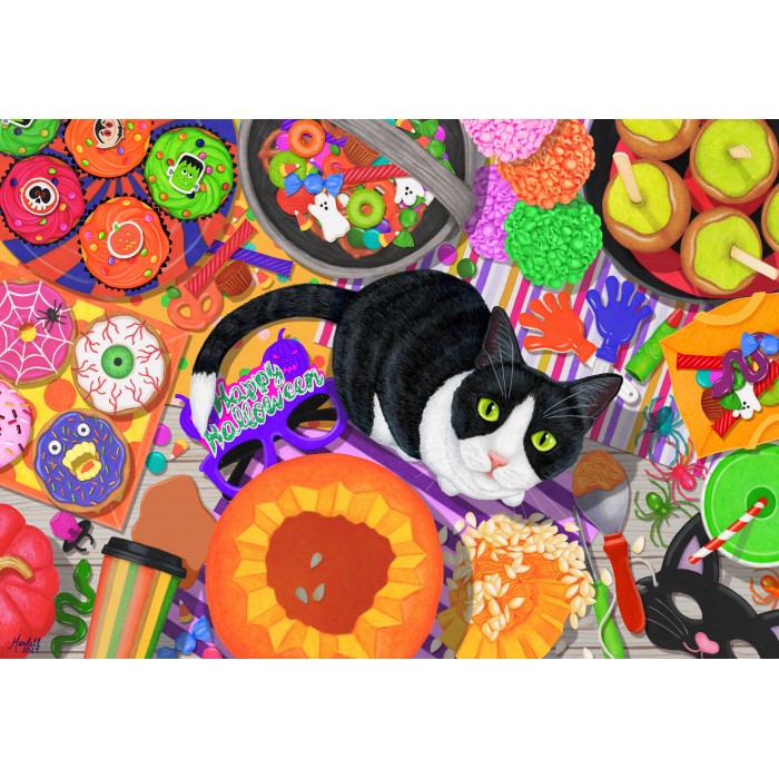 Puzzle Nepozvani gost na Halloween zabavi