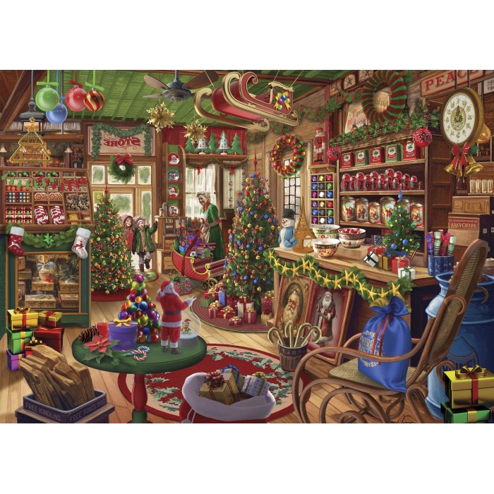 Puzzle Božićna prodavnica