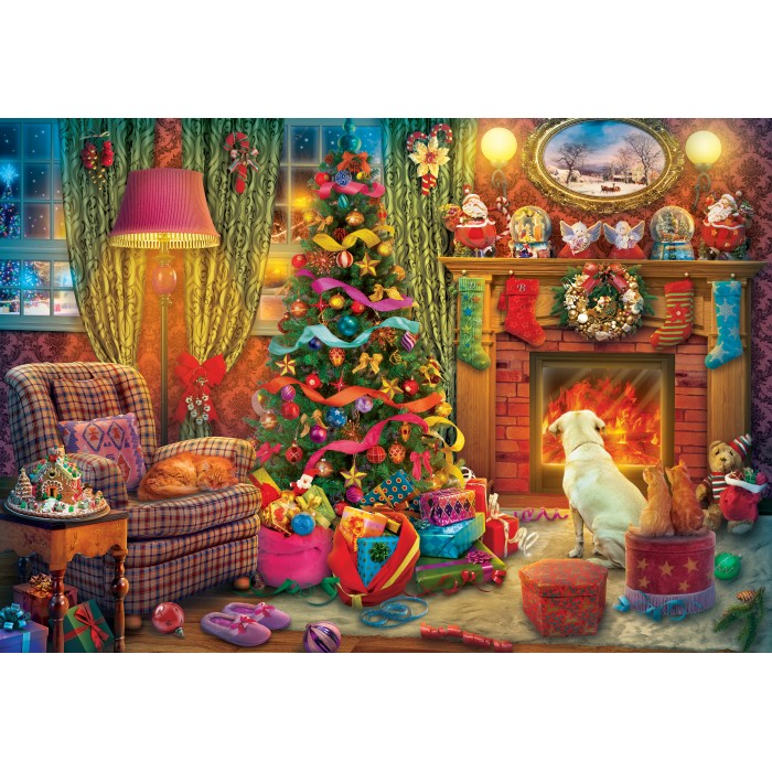 Puzzle Ugodan božićni život