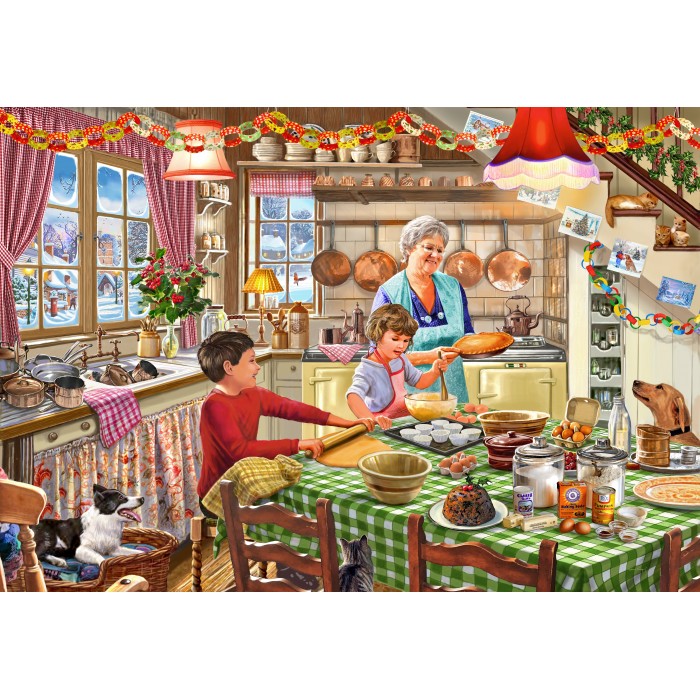 Puzzle Bakini božićni kolači