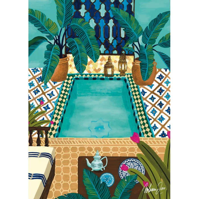 Puzzle Plavi riad