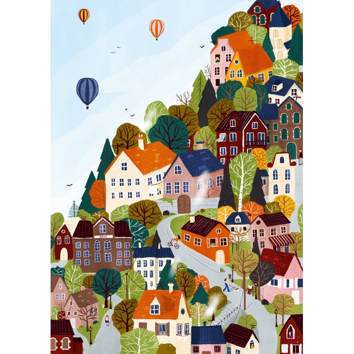 Puzzle Šumski grad