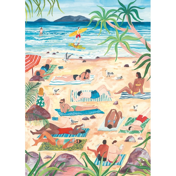Puzzle Dan na plaži