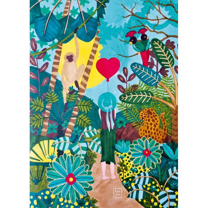 Puzzle Srce džungle