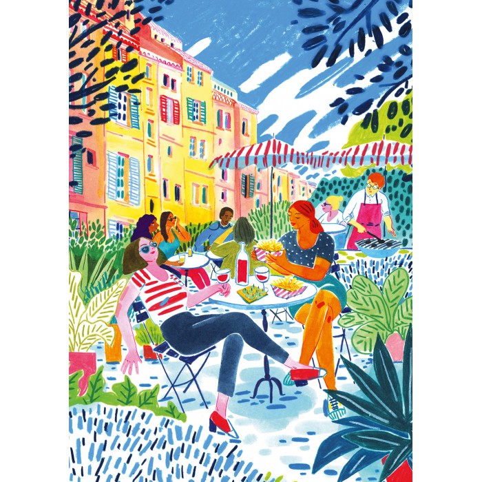 Puzzle Sunce na terasi