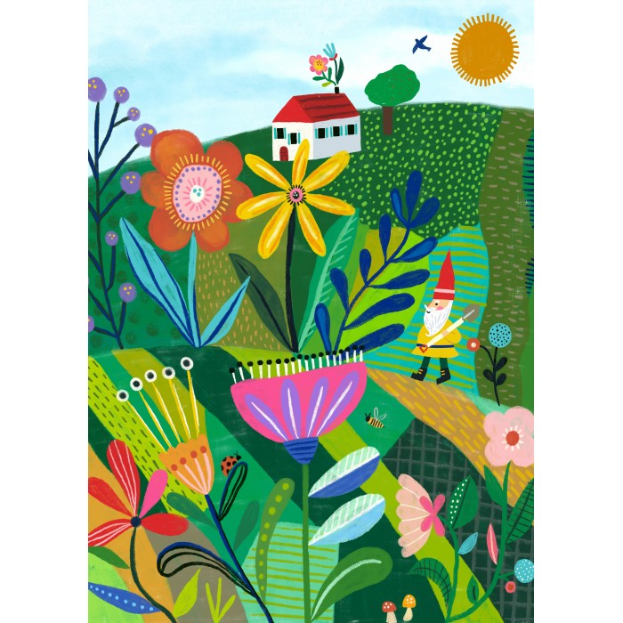 Puzzle Hirovit vrt