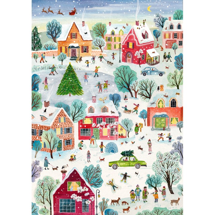 Puzzle Le Village Enchanté de Noël