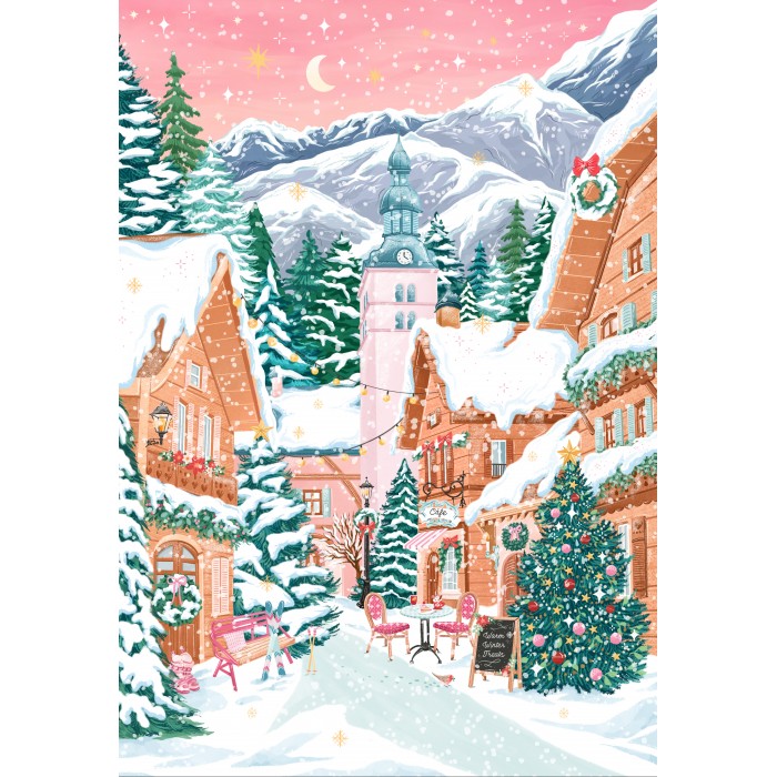 Puzzle Megève, francuski Alpi
