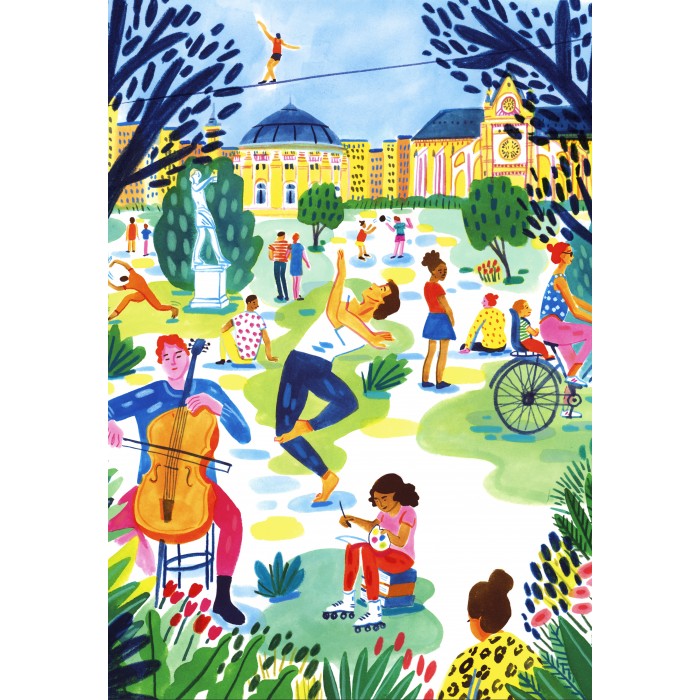Puzzle Javni park