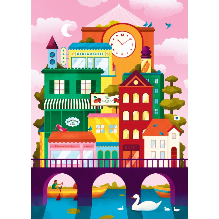 Puzzle Grad na vodi