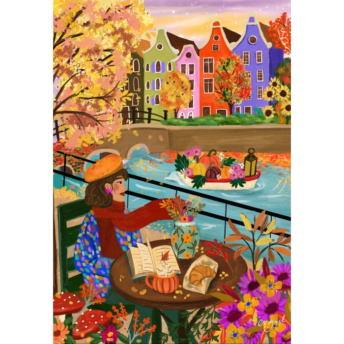 Puzzle Jesen u Amsterdamu
