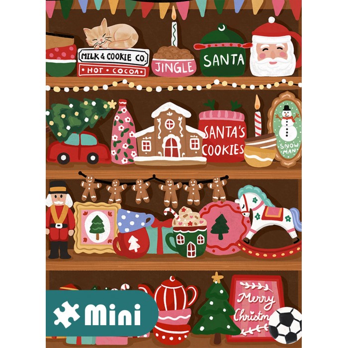 Mini puzzle - Christmas Shelf