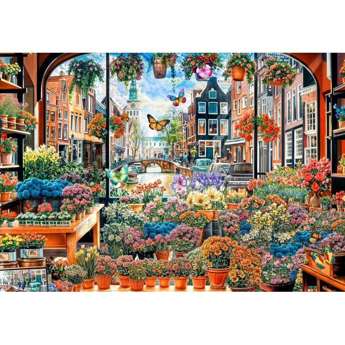 Puzzle Cvjetna tajna Amsterdama