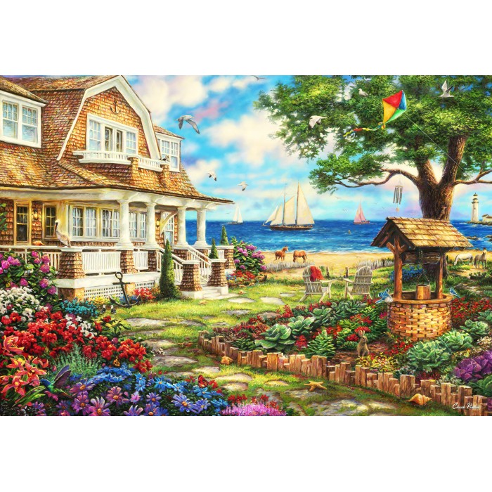 Puzzle Kuća za odmor uz morski vrt