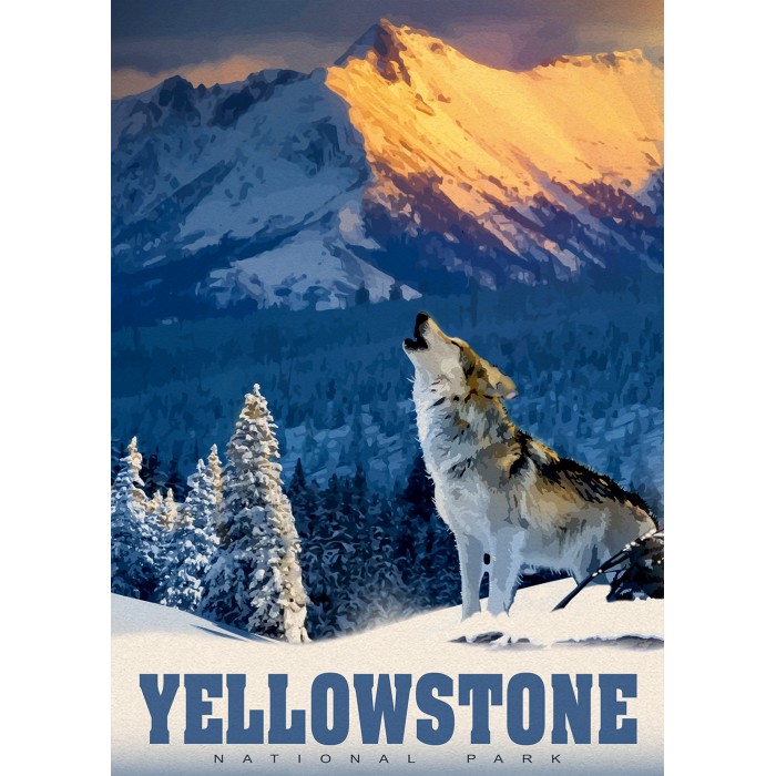 Puzzle Vuk iz Yellowstonea