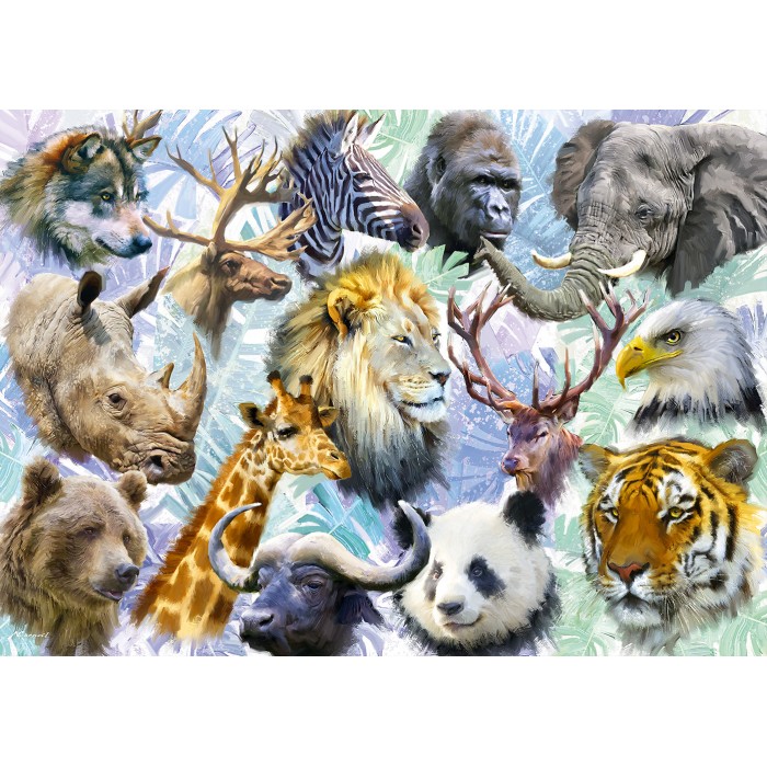 Puzzle Životinjske glave