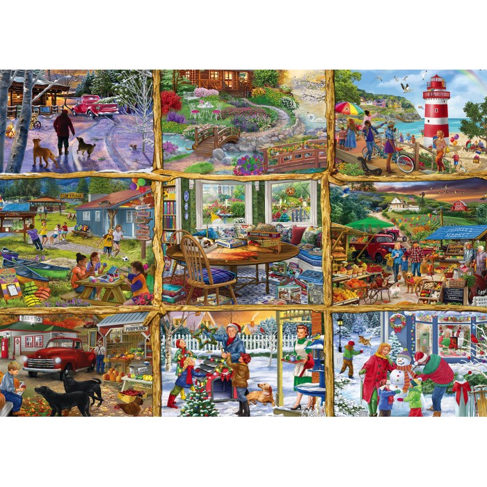 Puzzle Za sva godišnja doba