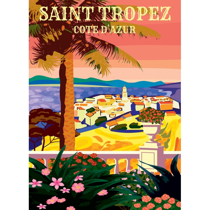 Puzzle St Tropez - Côte d'Azur