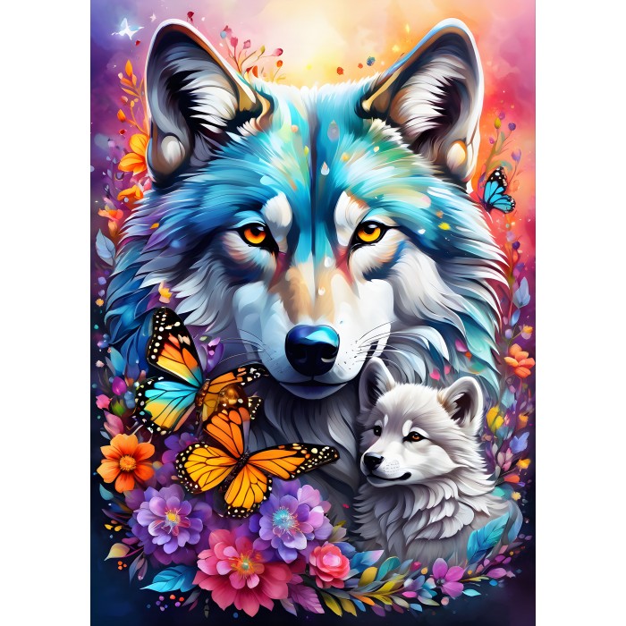 Puzzle Wolves - Maternal Love Collection