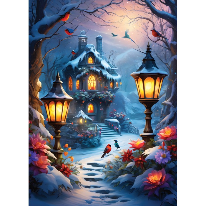 Puzzle Enchanted Wintery Scene