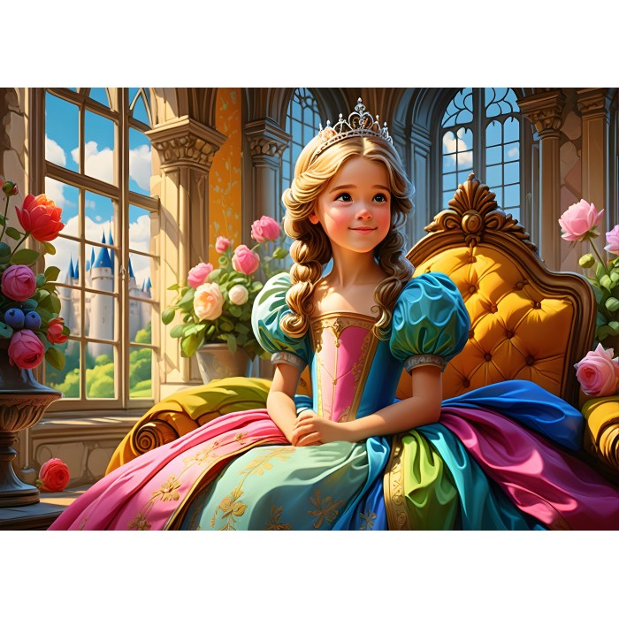 Puzzle The Princess on her Throne