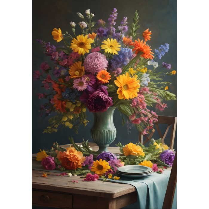 Puzzle Flower Bouquet