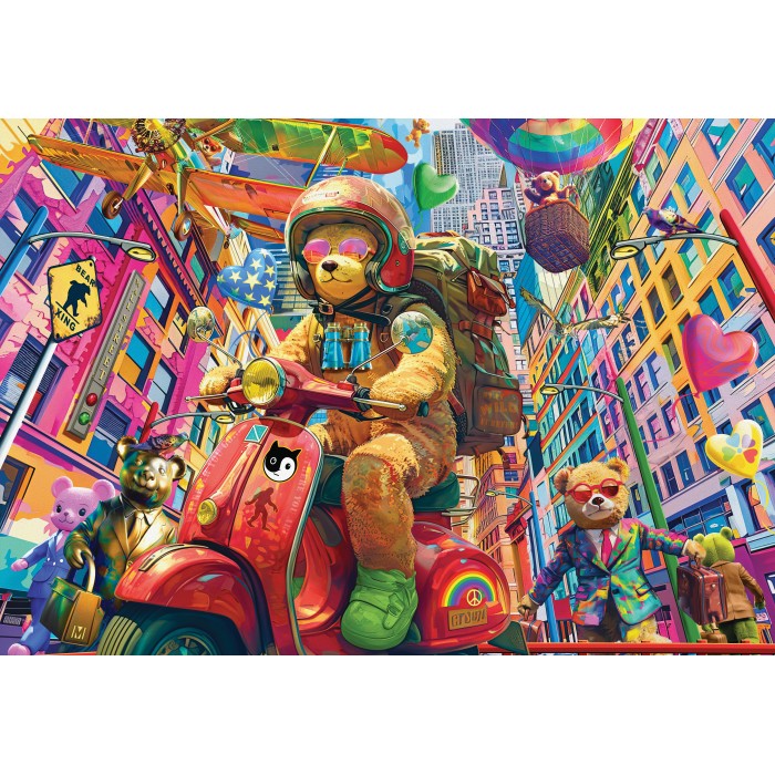 Puzzle Teddy on the Go