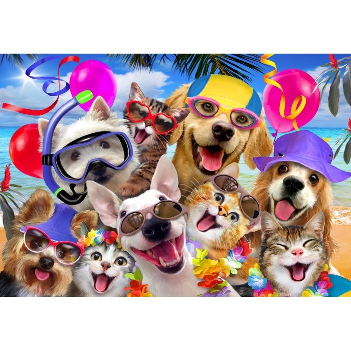 Puzzle Selfie Beach Party