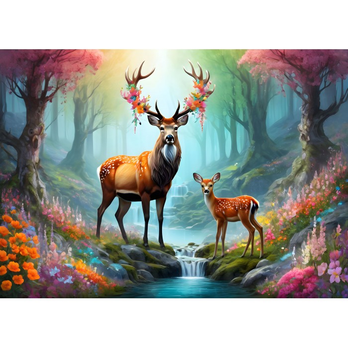 Puzzle Cerf Majestueux