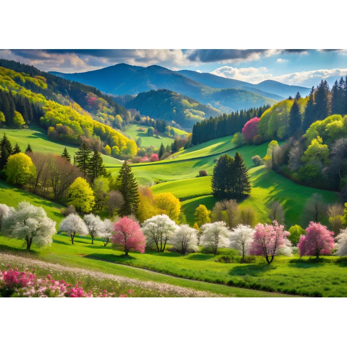 Puzzle Proljetna šetnja