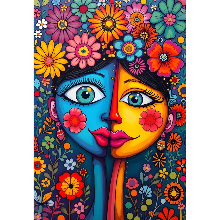 Puzzle Duo cvijeća