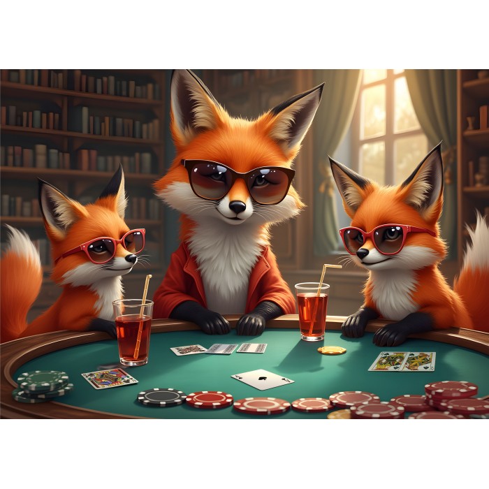 Puzzle Lisice koje blefiraju