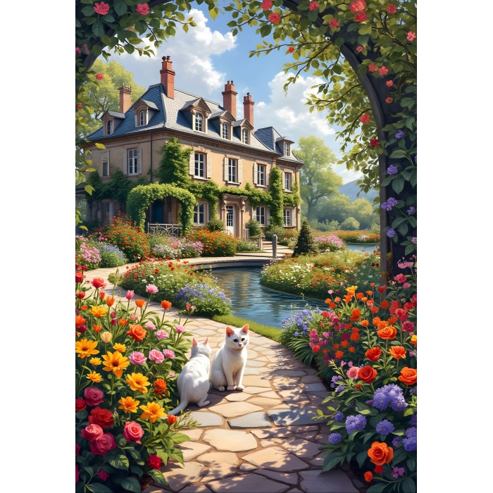 Puzzle Raskoš povijajućeg cvijeća