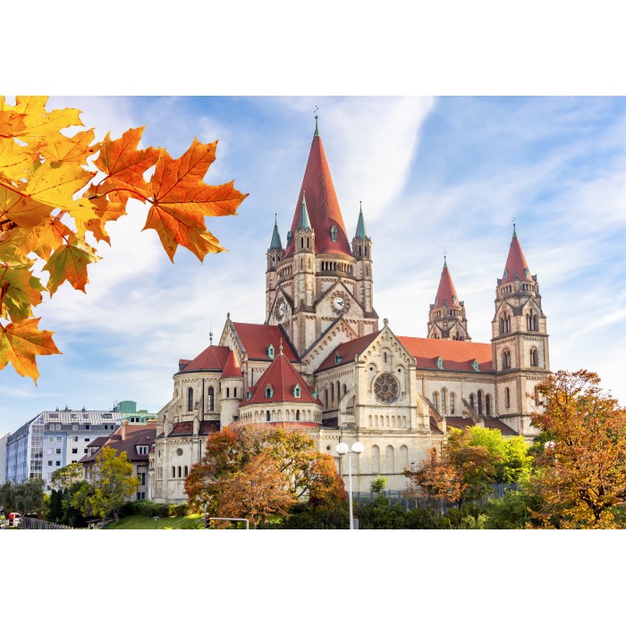 Puzzle Crkva svetog Franje Asiškog - Beč, Austrija