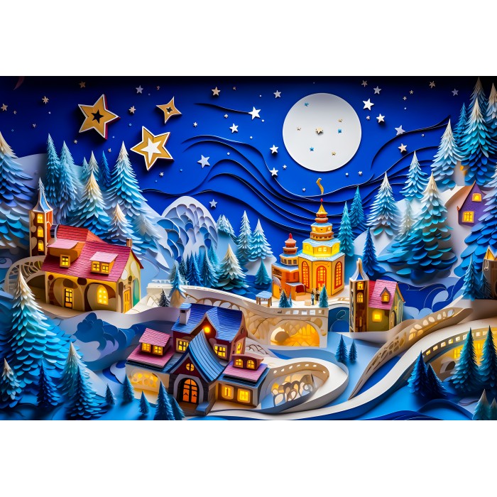 Puzzle Zimski pejzaž