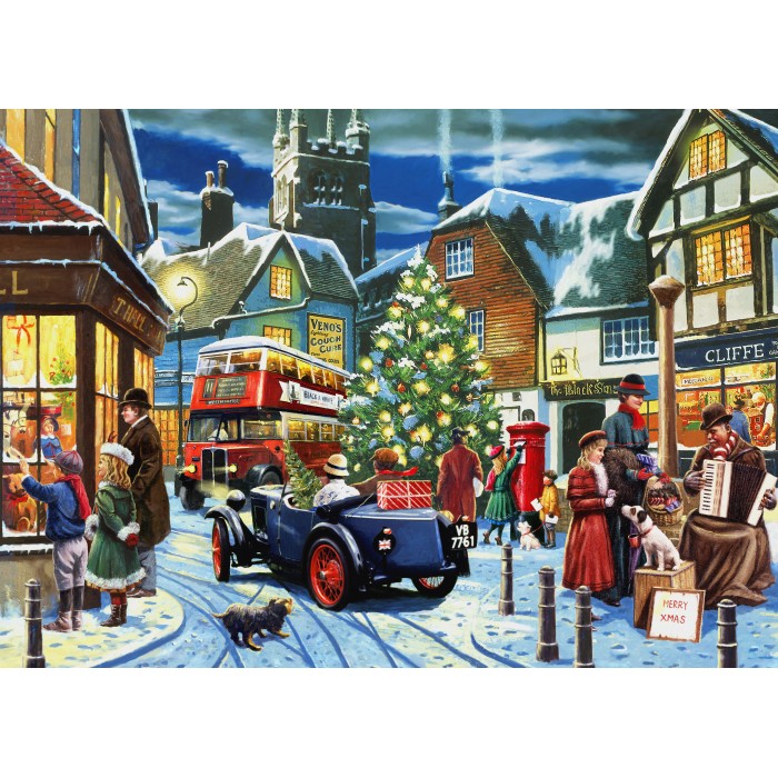 Puzzle Božićne ulice