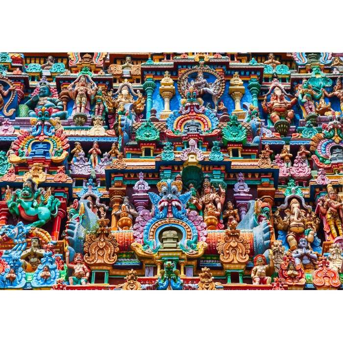 Puzzle Dekor hinduističkog hrama – Indija