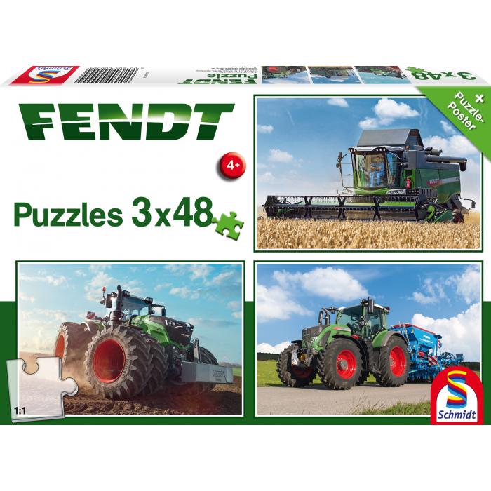 Puzzle Fendt 1050 Vario / 724 Vario / 6275L, 3x48 dijelova