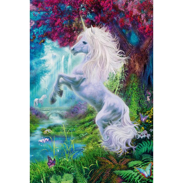 Puzzle Jednorog u začaranom vrtu