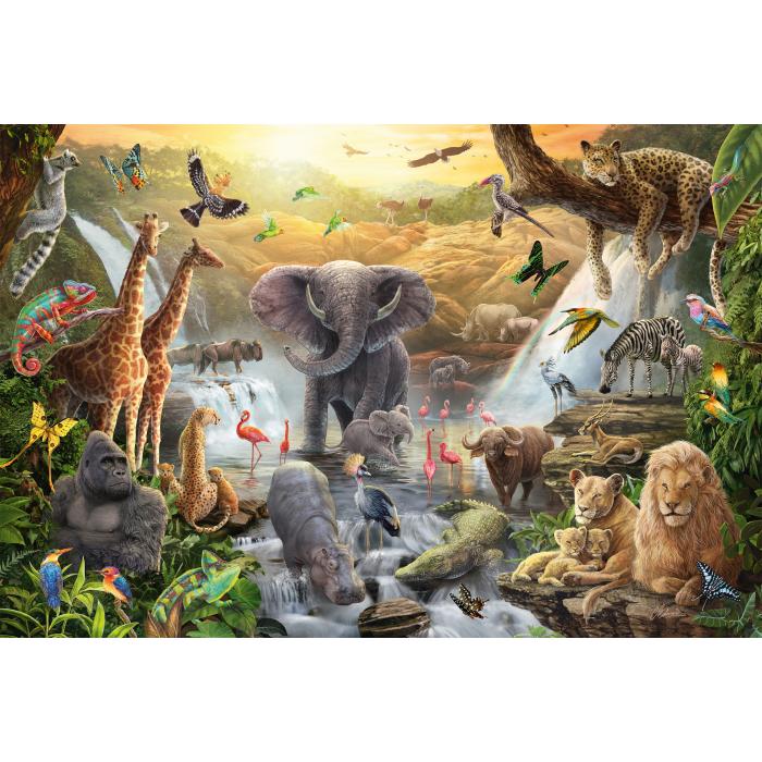 Puzzle Životinje u Africi