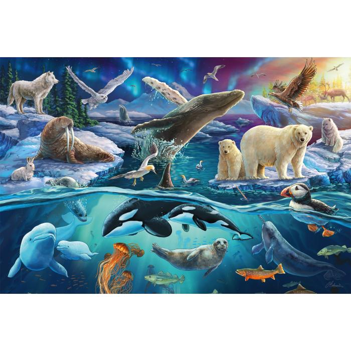 Puzzle Životinje na Arktiku