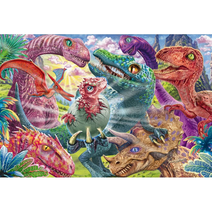 Puzzle Mali dinosi, velike avanture