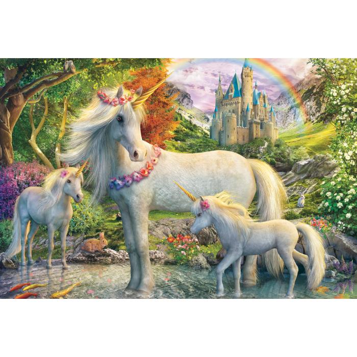 Puzzle Jednorog i njegova ždrebad