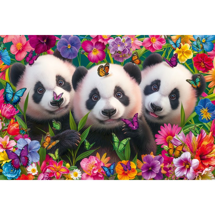 Puzzle Trio pandi
