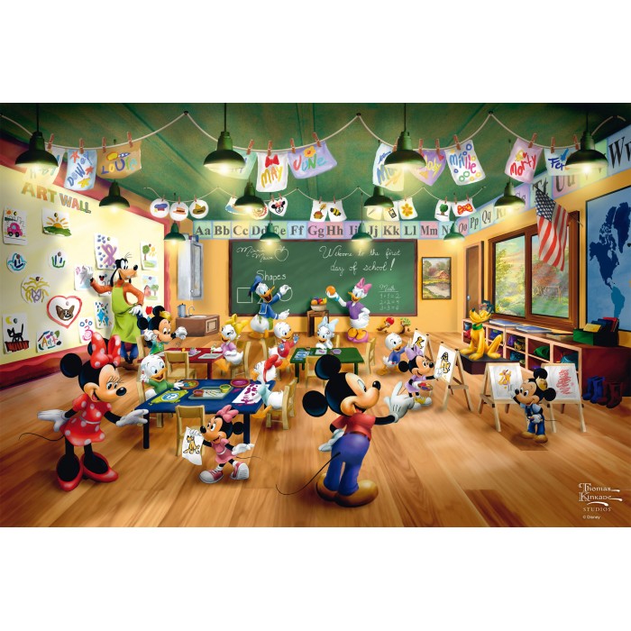 Puzzle Disney, Mickey and Minnie, školska zgrada