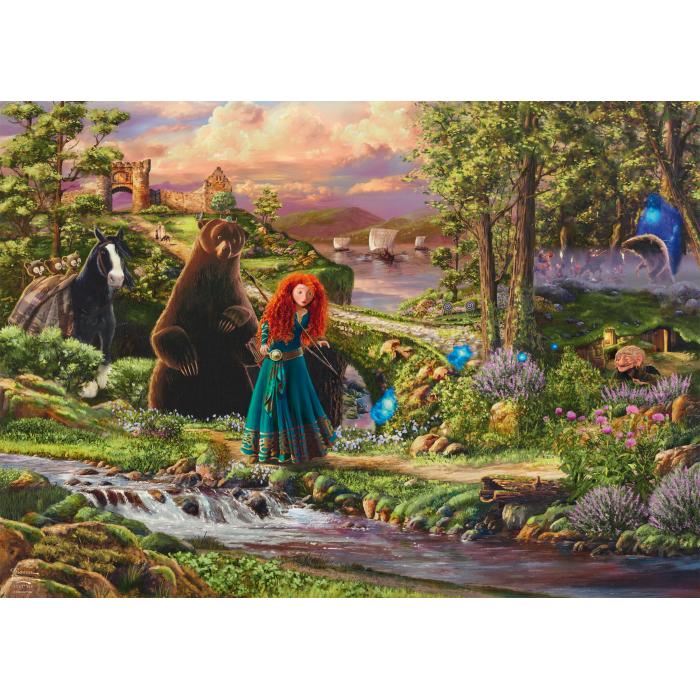 Puzzle Disney - Merida - Legenda o Highlandsu